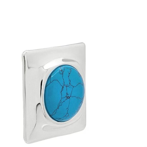 Ronny Kobo Joan Single Earring in Silver & Turquoise New Womens Jewelry - Picture 5 of 10